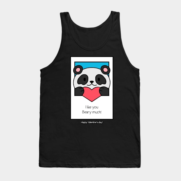 I like you beary much! Tank Top by just3luxxx